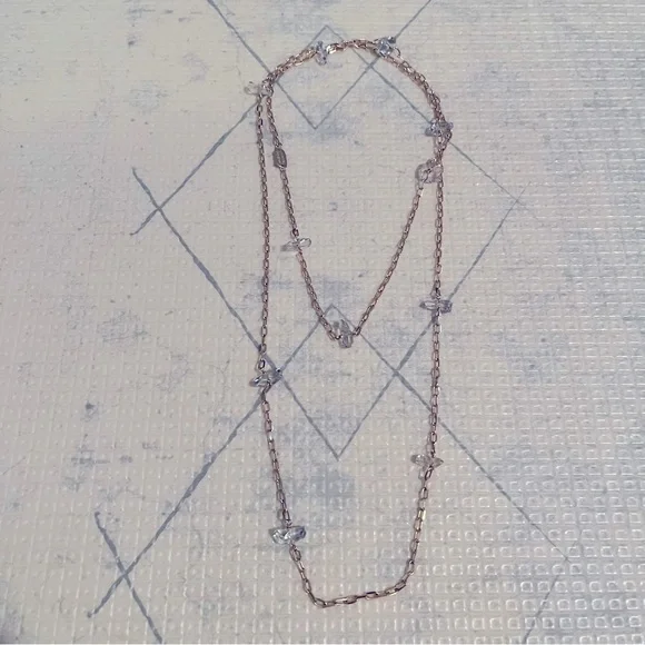 Colette Malouf Swarovski Crystal Chain Necklace - Picture 2 of 5